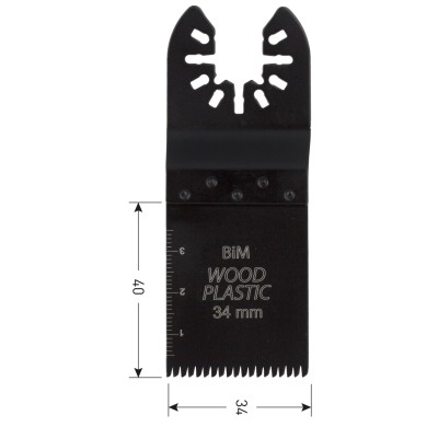 Multitool bi-metaal universele aansluiting voor hardhout 34x40mm 5 stuks