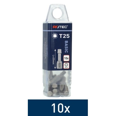 Schroefbit Torx 20 Torsion Lengte 25mm 10 stuks