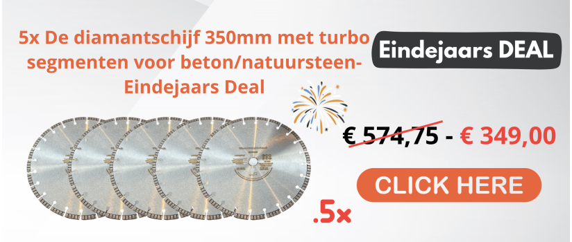 diamantschijf 350mm eindejaars deal