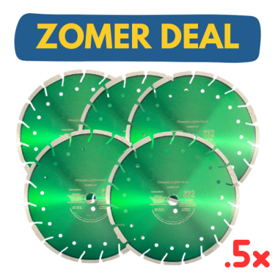 De ultieme diamantschijf 350mm voor beton / abrasive - Zomer Deal